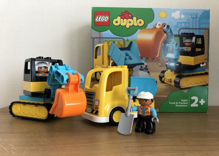 レゴ　トラックとショベルカー